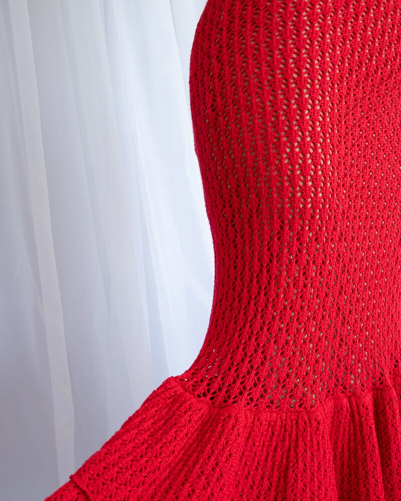Marylin | Vestido Rojo de Crochet
