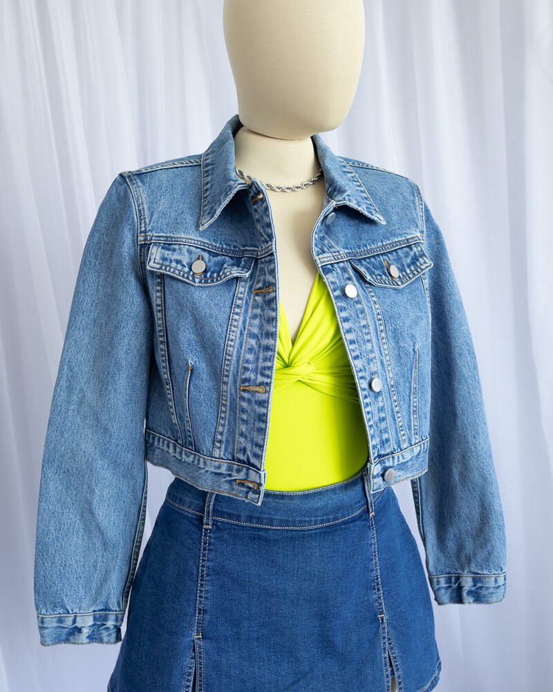 Short Falda de Mezclilla corte en A